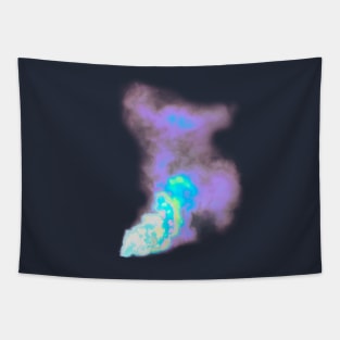 Holo purple smoke Tapestry