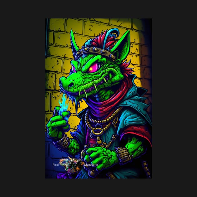 Kobold D&D Monster Graffiti by Pixel-Meanagerie