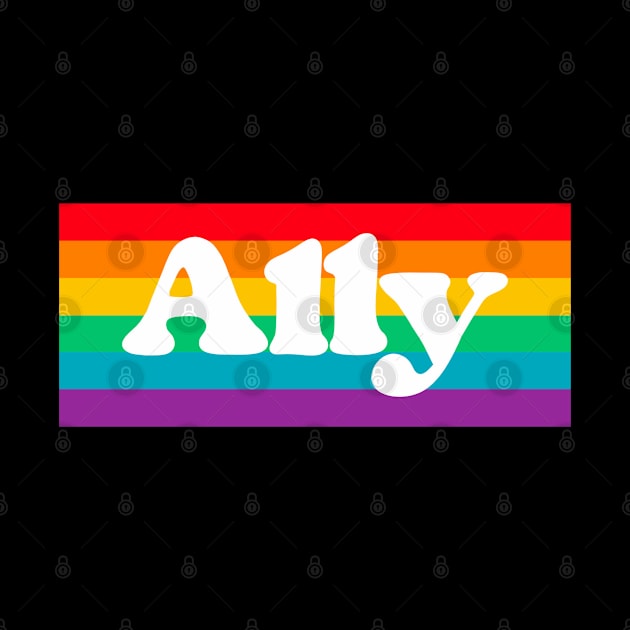 Gay Ally LGBTQ Pride Month by Trippycollage