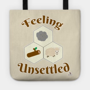 Feeling Unsettled Funny Board Game Slogan Tote