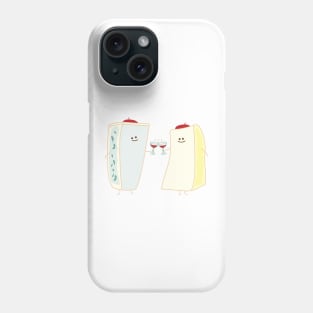 French cheese pair (b) Phone Case