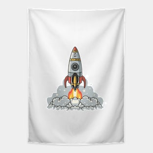 Space Odyssey: Shuttle Exploration Print Tapestry