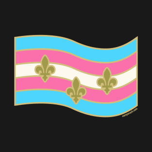 Transtastic NOLA (New Orleans City Trans Pride Flag) T-Shirt