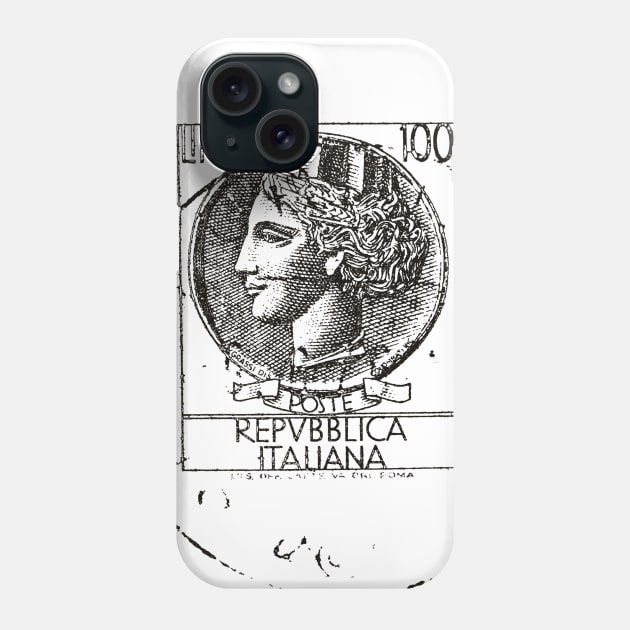 Italy stamp Phone Case by WAITE-SMITH VINTAGE ART