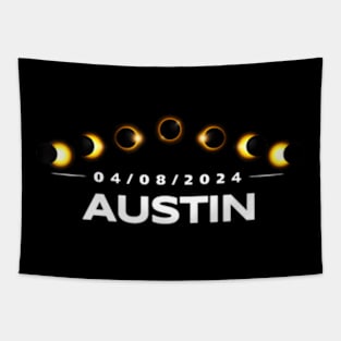 Total Solar Eclipse 2024 Totality Austin Texas Tapestry