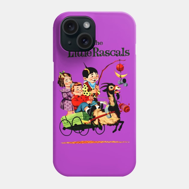 Little Rascals Retro T-Shirt Design Phone Case by TooplesArt