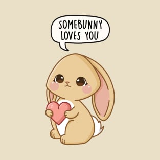 Somebunny loves you T-Shirt