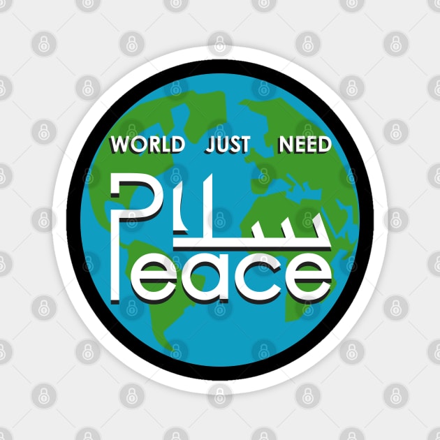 World Peace Magnet by Safa