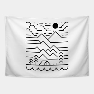 Back to Nature (Black) Tapestry