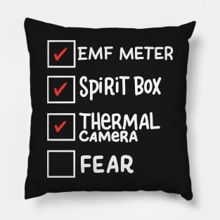 GHOST HUNTING / PARANORMAL INVESTIGATOR: EMF Meter Phasmophobia Pillow