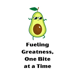 Cool Avocado Healthy Eating Slogan Design. T-Shirt