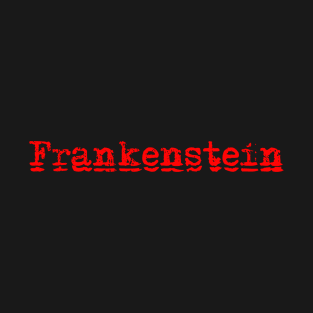 Franksenstein Red Typewriter T-Shirt