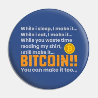 Bitcoin Passive Income Pin