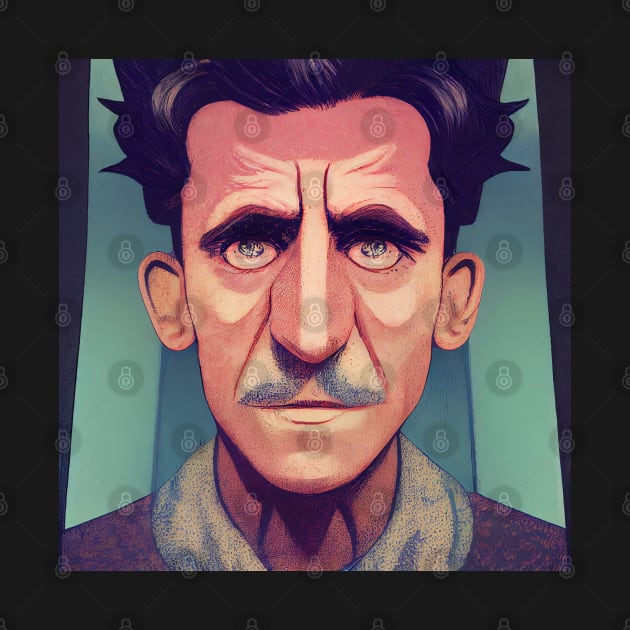 George Orwell Portrait | Comics style by Classical