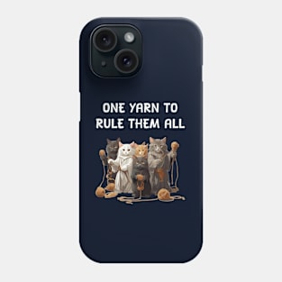 One yarn to rule them all - Cats fellowship Phone Case