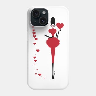 Queen Of Hearts Phone Case