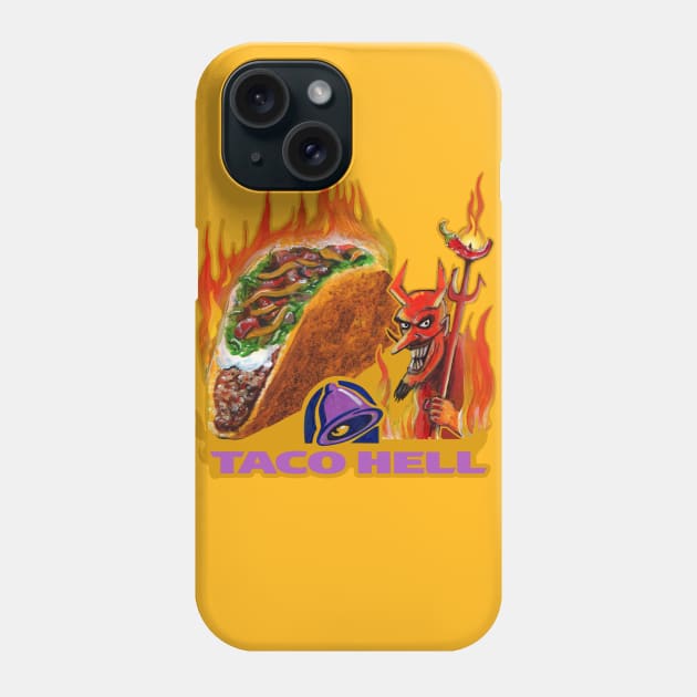 Taco Hell Phone Case by zerostreet