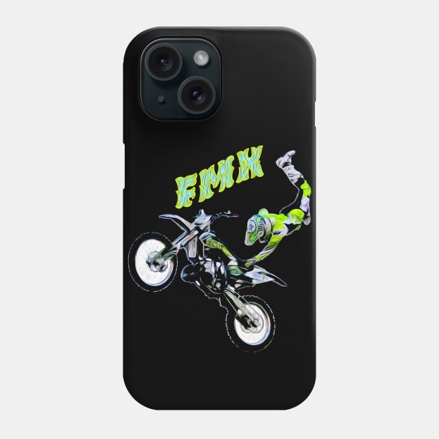 freestyle motocross Phone Case by rickylabellevie