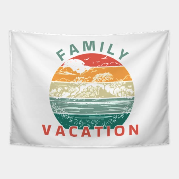 Family Vacation Tapestry by IDesign23