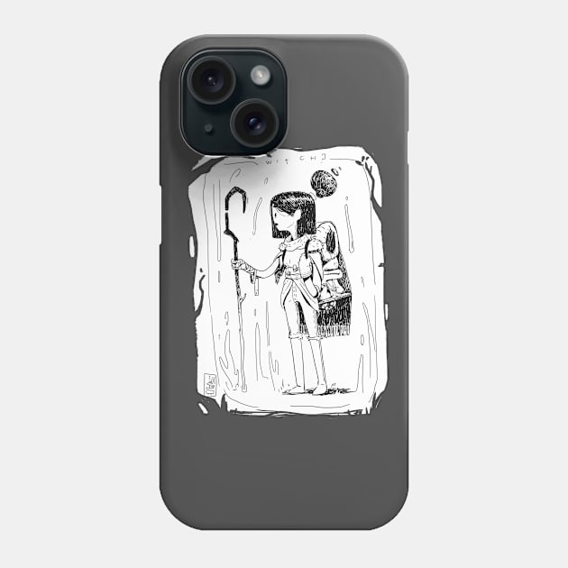 Forest Witch Phone Case by Moodigfx