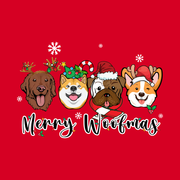 Christmas Dogs Sweatshirt, Happy Dog Year Shirt, Funny Christmas Dog Shirt, Merry Woofmas Shirt, Dog Owner Christmas Gift, Dog Lover Shirt by L3GENDS