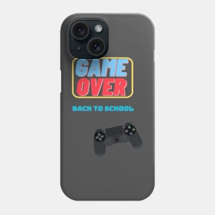 game over back to school Phone Case