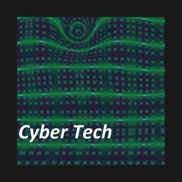 CYBER TECH GREEN BLACK by Mercanos Inc.