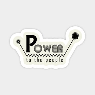 Power to the people Magnet