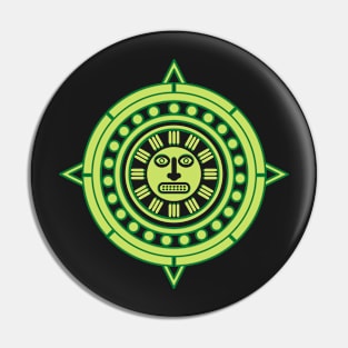 Aztec Maya Sun Pin