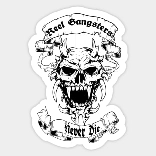 Skull Gangster Bottle Stickers For Adults Teens Black - Temu