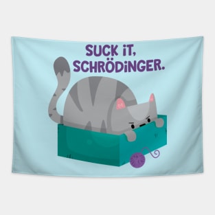 Suck it Schrodinger Tapestry