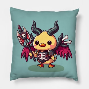 The Spooky Warrior Duck Pillow