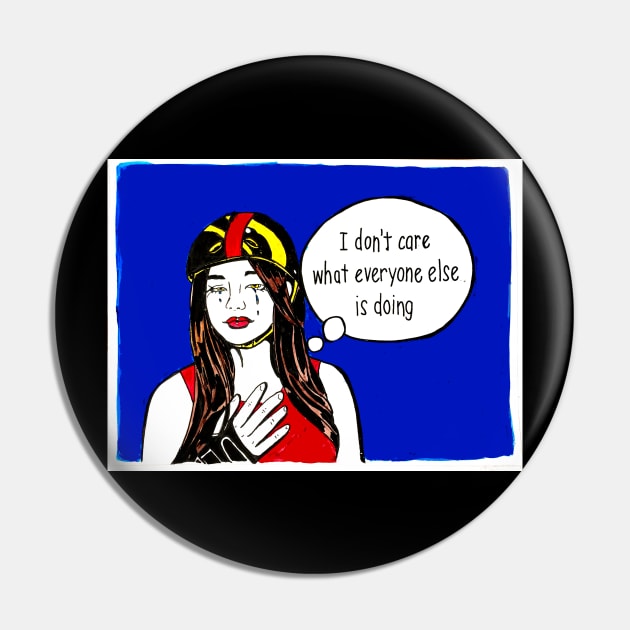 I don't really care.... Pin by Brandy Devoid special edition collecion