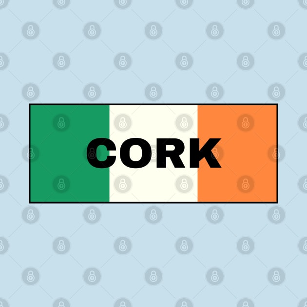 Cork City in Irish Flag by aybe7elf