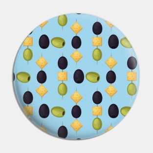 Olives - Mediterranean pattern Pin