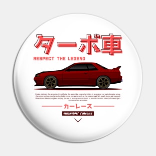 Red JDM GTR R32 Legend Pin