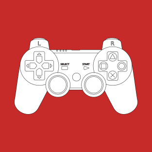 Video Game Inspired Console Playstation 3 Dualshock Gamepad T-Shirt