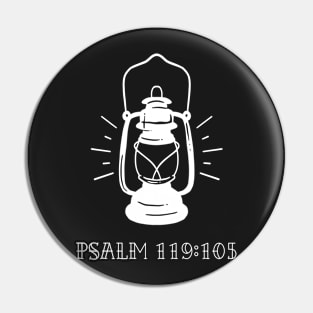 Lantern Traditional Tattoo Psalm 119:105 Pin