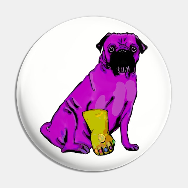 Infinity Pug Pin by TheNerdyPug