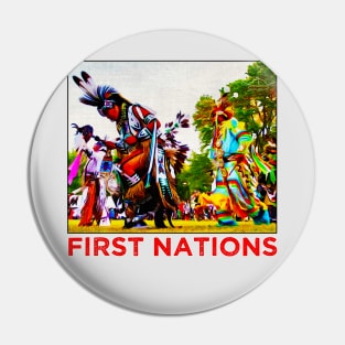 First Nations • Potawatomi, Ho-Chunk, Menominee • Native Milwaukee WI Pin