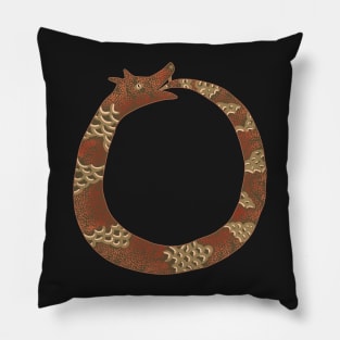 Ouroboros Cycle of Life Pillow