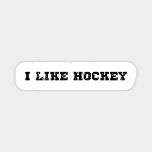 i like hockey Magnet