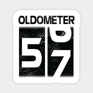 Oldometer Happy Birthday 57 Years Old Was Born In 1963 To Me You Papa Dad Mom Brother Son Husband Magnet