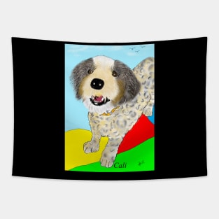 Dog named Cali Tapestry