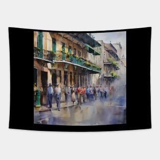 Memories of New Orleans - Bourbon Street Tapestry