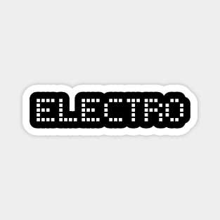 electro music logo Magnet