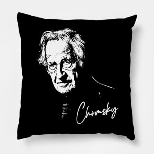 Noam Chomsky Pillow