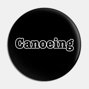 Canoeing Pin