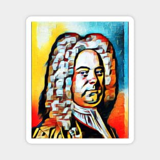 George Frideric Handel Abstract Portrait | George Frideric Handel Artwork 2 Magnet