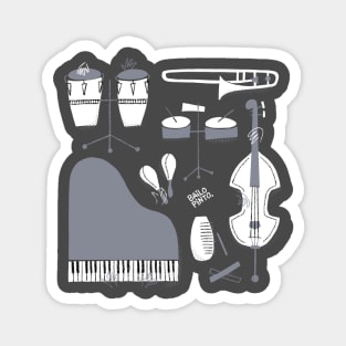 Instruments of salsa music Magnet